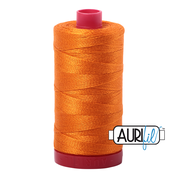 Aurifil 12 wt thread 1133 Bright orange