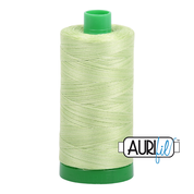 Aurifil 40 wt variegated thread 3320 light spring green