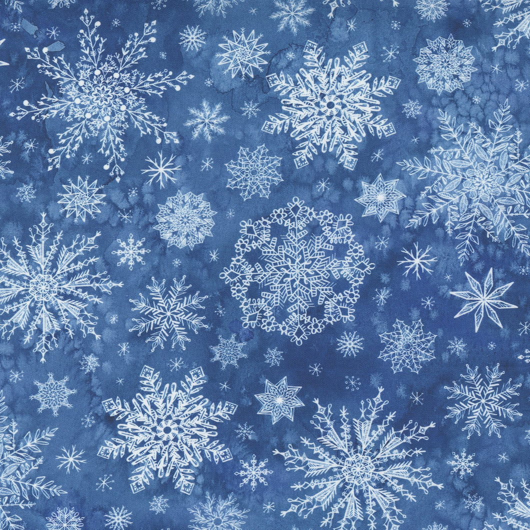 Starflower Christmas - Blue 8483-14