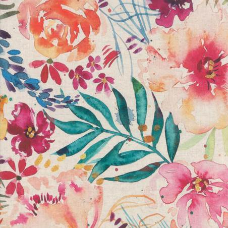 Brightly Blooming Linen 8430-11LD