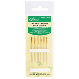 Clover Gold eye Chenille Needles 12 (hand sewing)