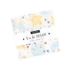 Paper and cloth Moda D is for Dream Charm pack 25122 fPP