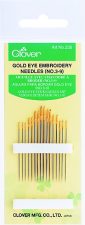 Clover Gold Eye Embroidery Needles